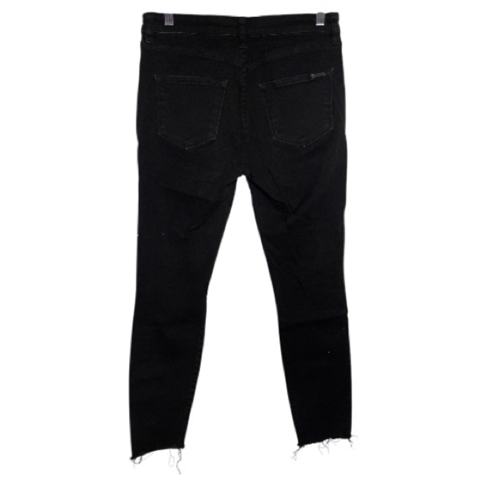 STS Blue “Ashley” l High Rise Black Distressed Skinny Jeans Raw Hem l Poshmark - Picture 3 of 4